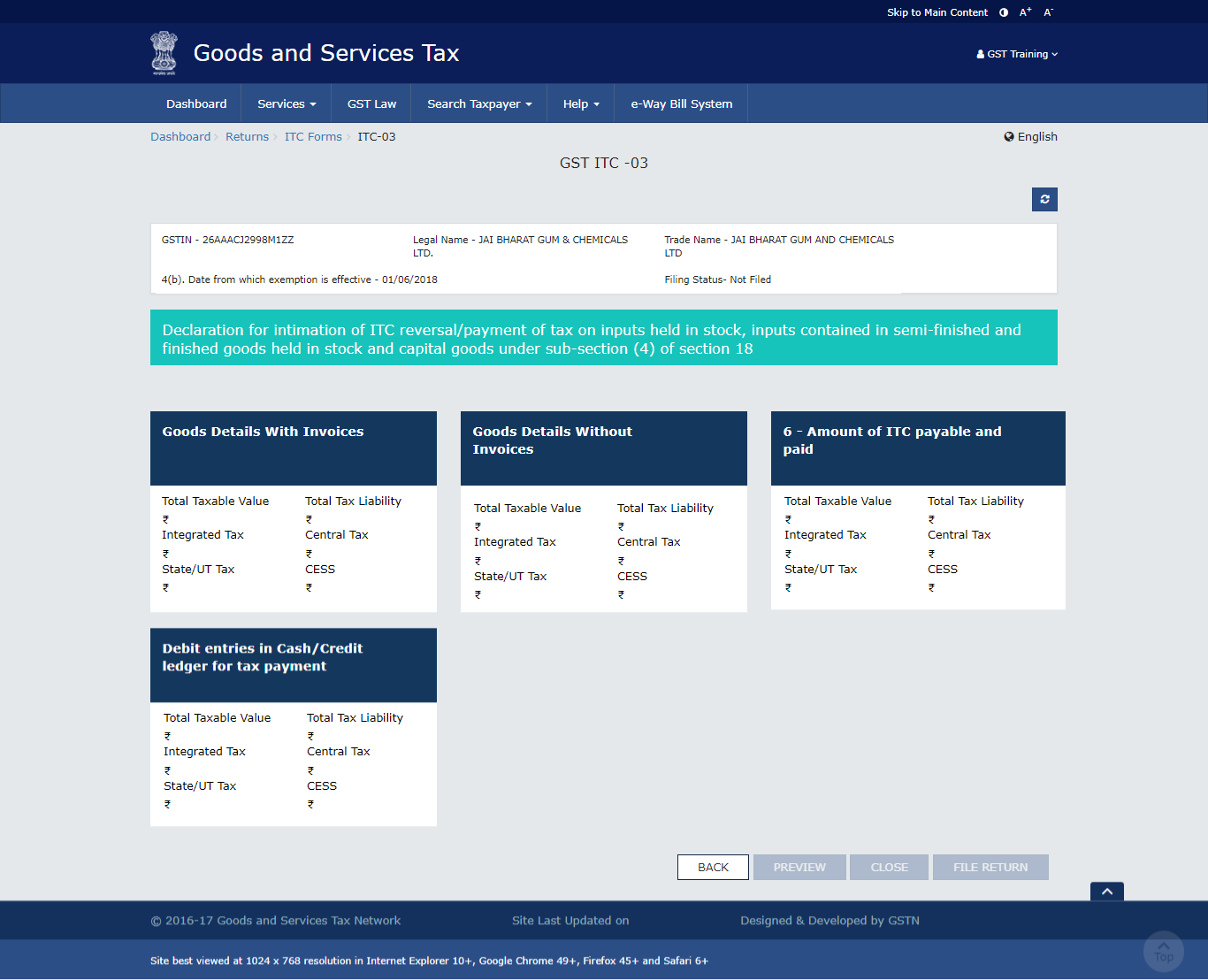 Form ITC 03 under GST image 22