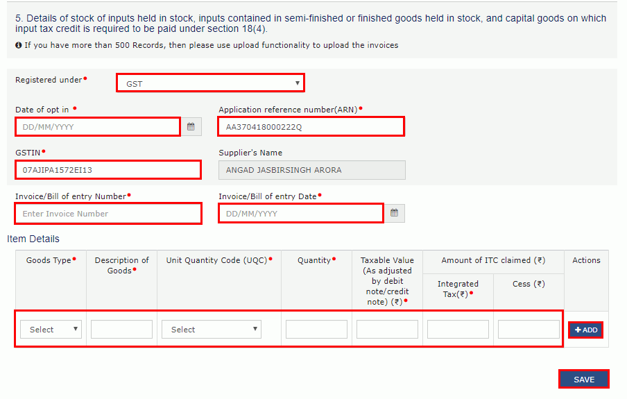 Form ITC 03 under GST image 8