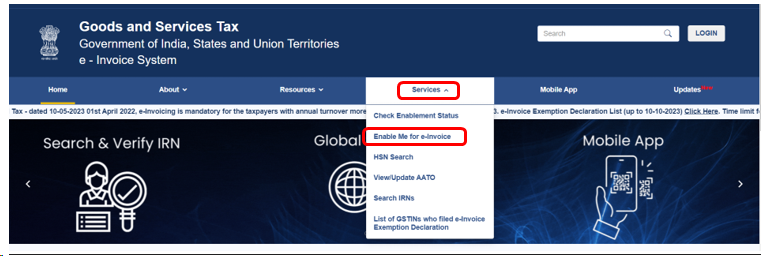 GSTN issues advisory on Self Enablement for E-invoicing!