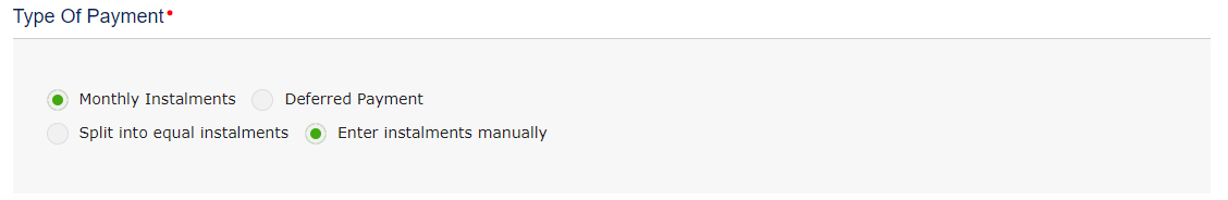 How to apply for payment of GST in installments?