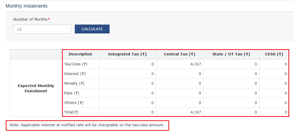 How to apply for payment of GST in installments?