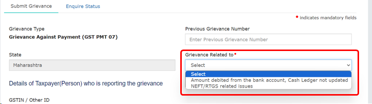 How to communicate e-payment errors to GSTN image 3